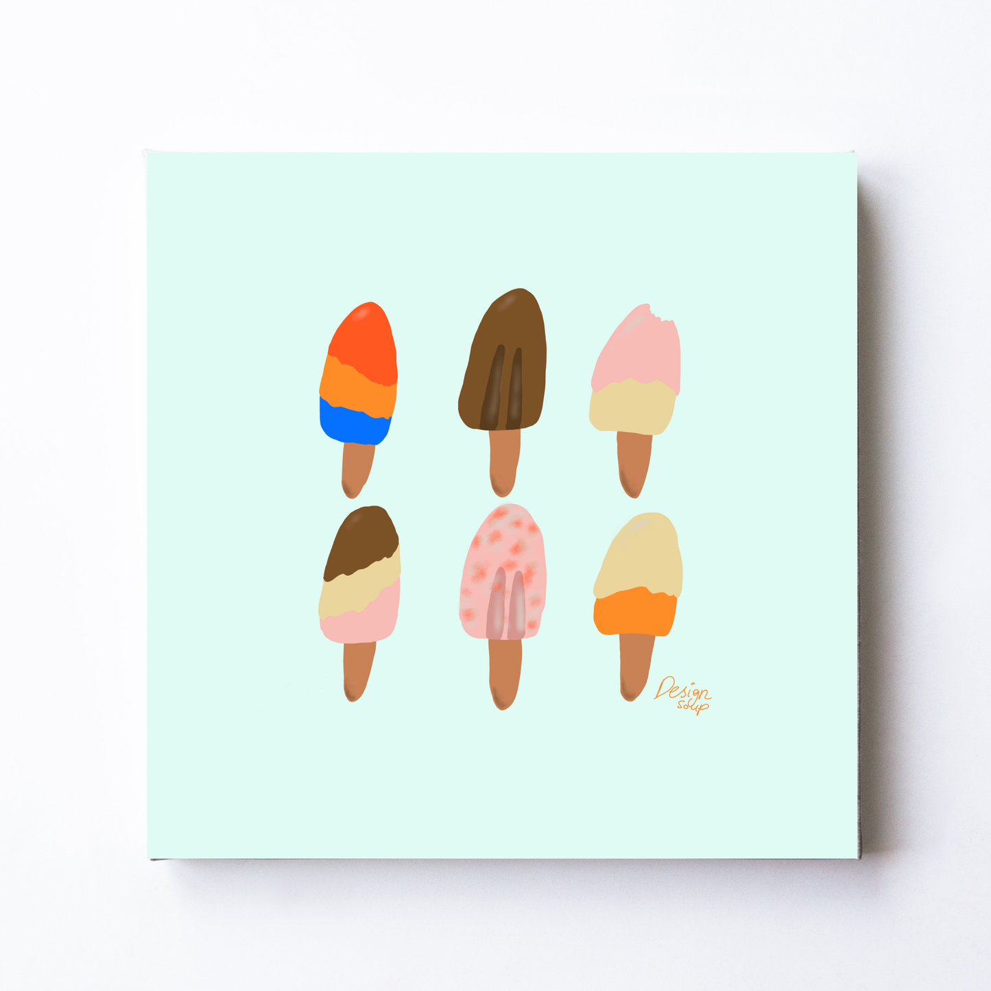 Ice Blocks by Alix Campbell Art
