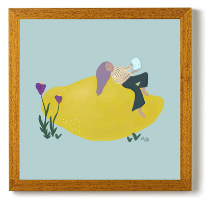 Summer Reading by Alix Campbell Art
