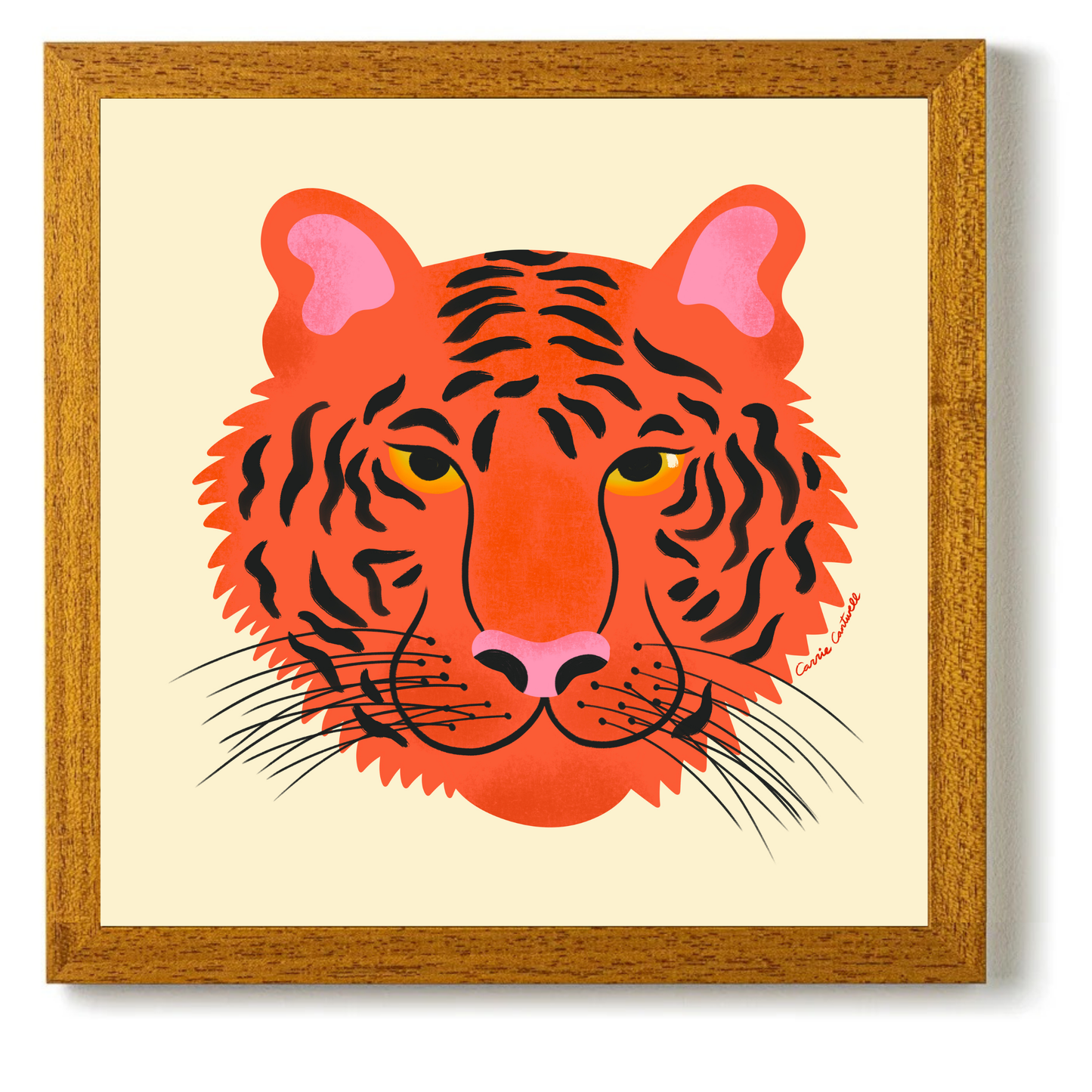 Jungle Cats Tiger by Carrie Cantwell