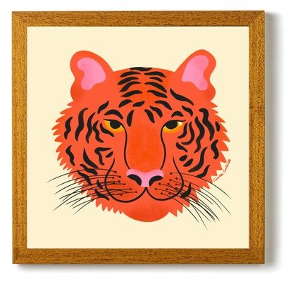 Jungle Cats Tiger by Carrie Cantwell