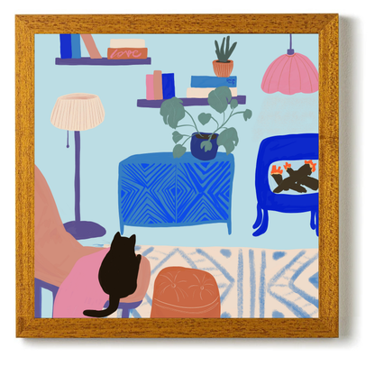 Chill O Clock by Alix Campbell Art