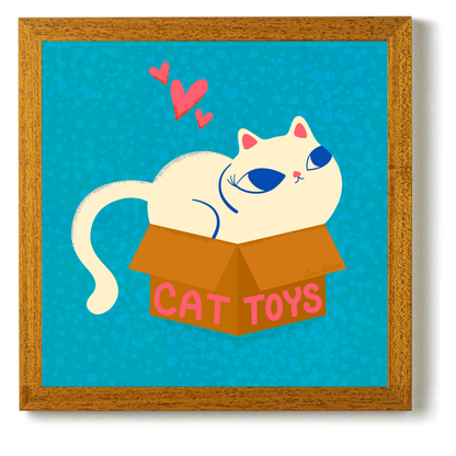 Cat Toy Box by Carrie Cantwell