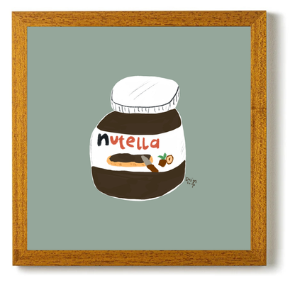 Nutella Jar by Alix Campbell Art