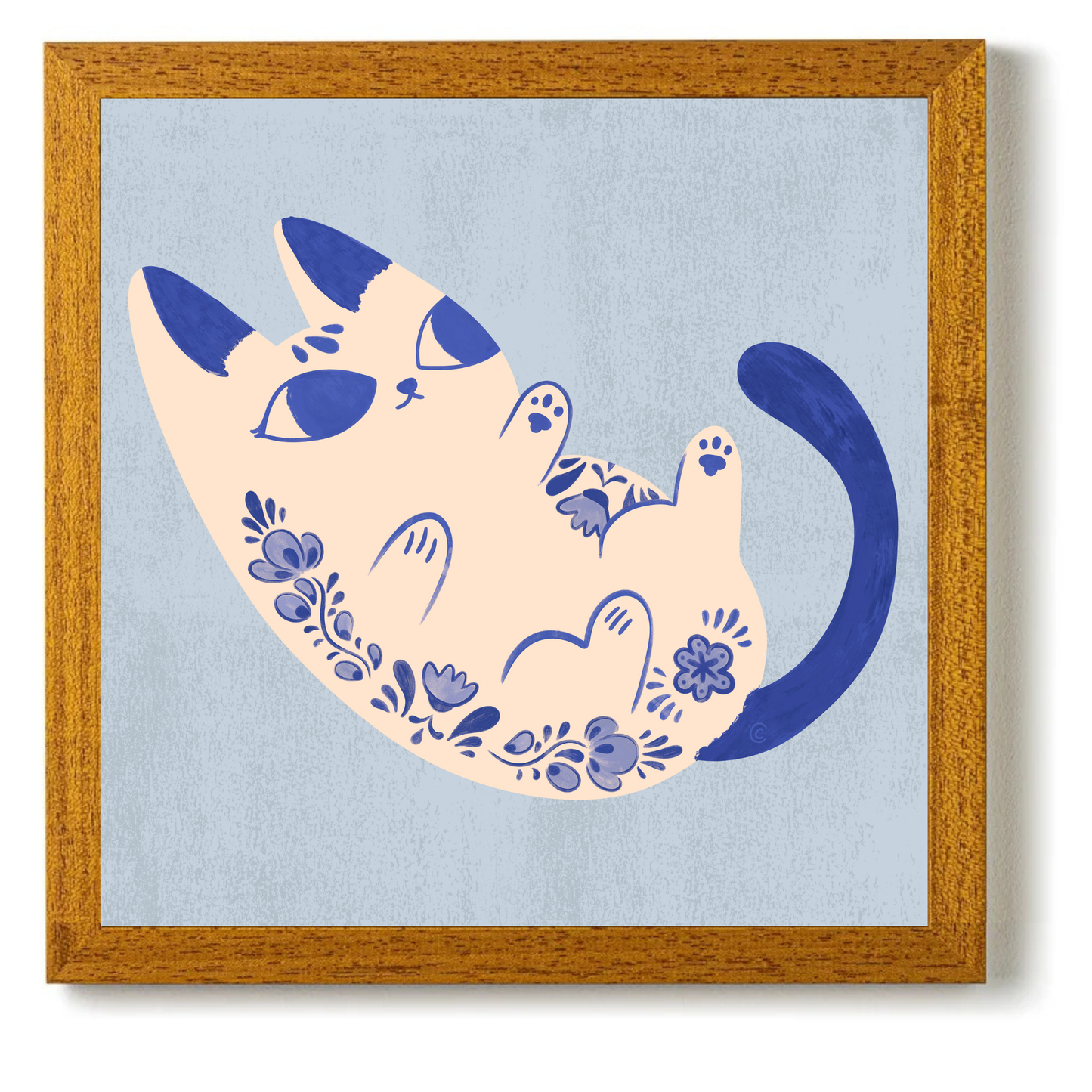 Purrcelin Cat 3 by Carrie Cantwell