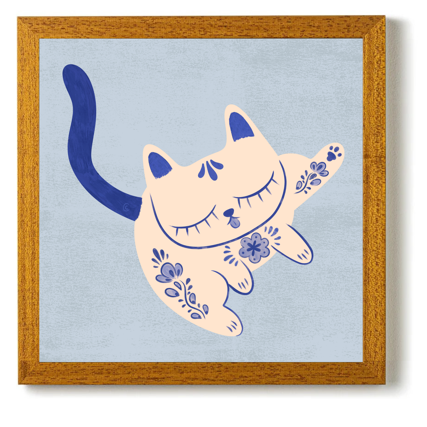 Purrcelin Cat 4 by Carrie Cantwell