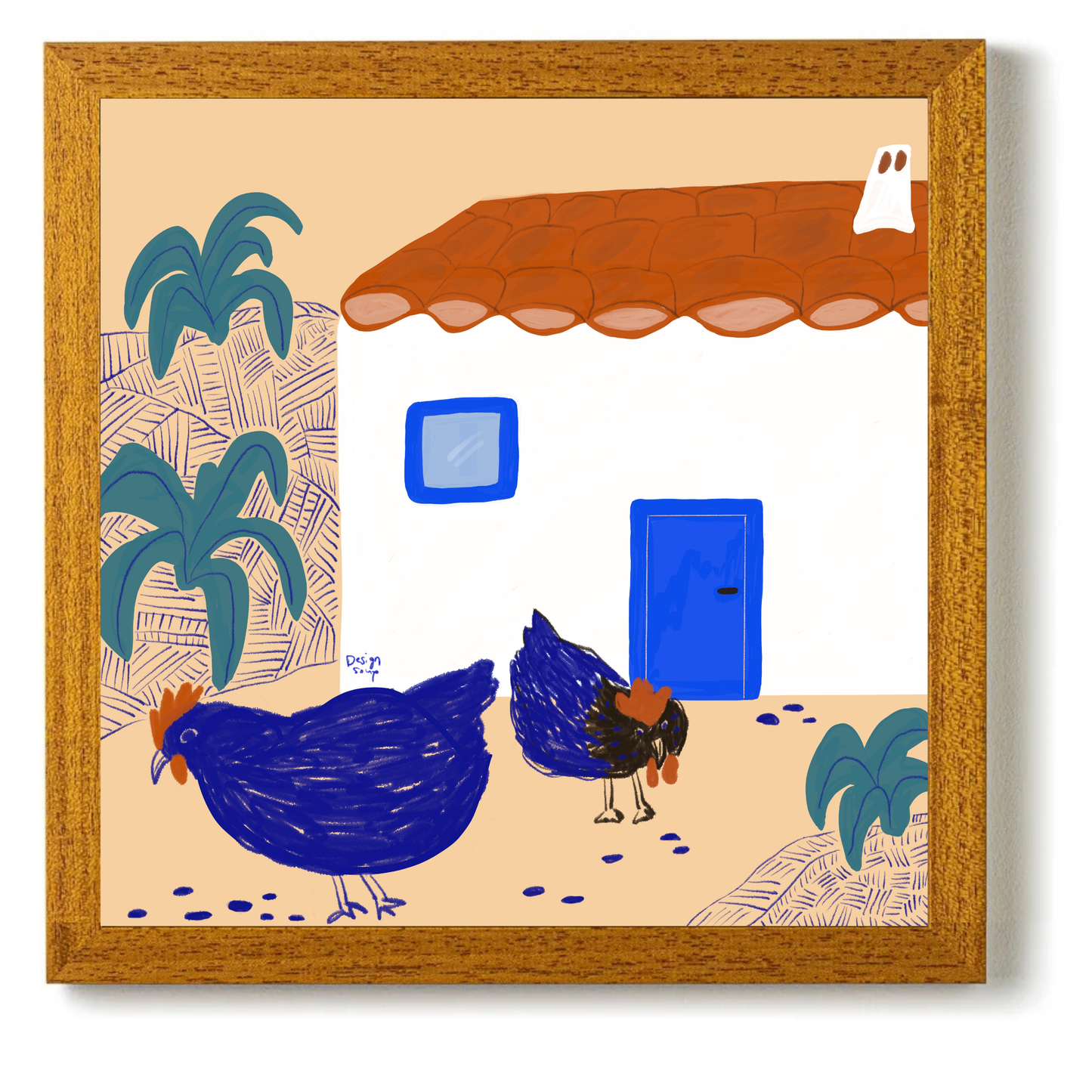 Chickens by Alix Campbell Art