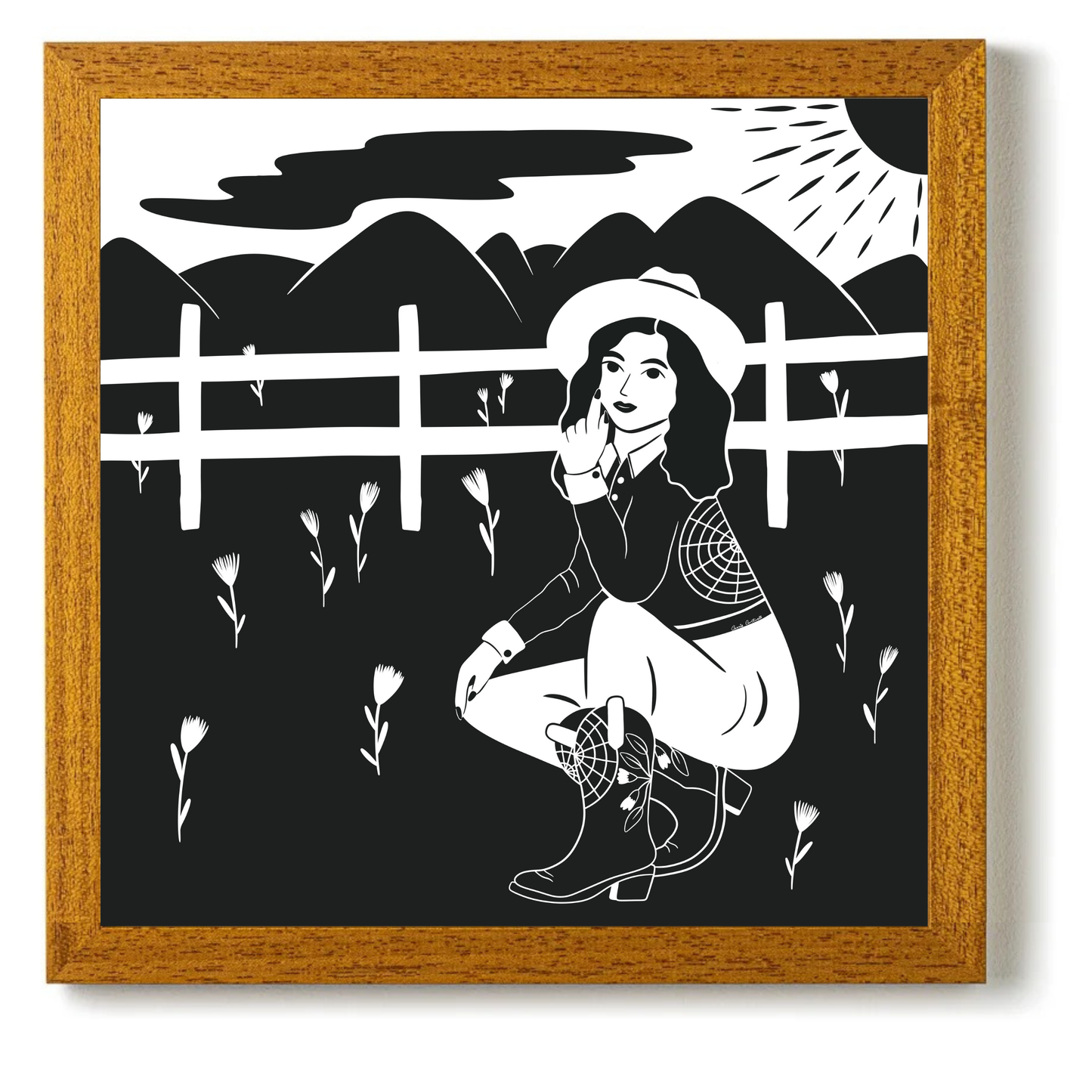 Goth Cowgirl by Carrie Cantwell