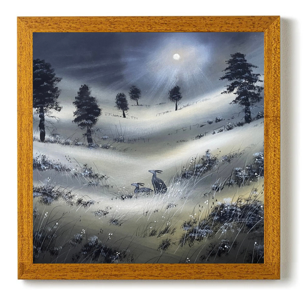 Hares In The Night by Stephen Allen