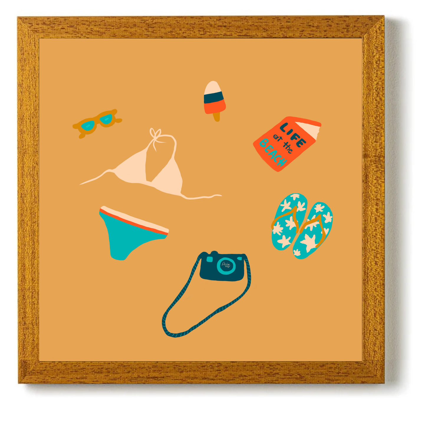 Beach Essentials by Alix Campbell Art