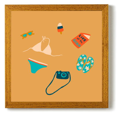 Beach Essentials by Alix Campbell Art