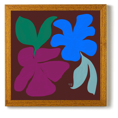 Graphic Floral by Alix Campbell Art