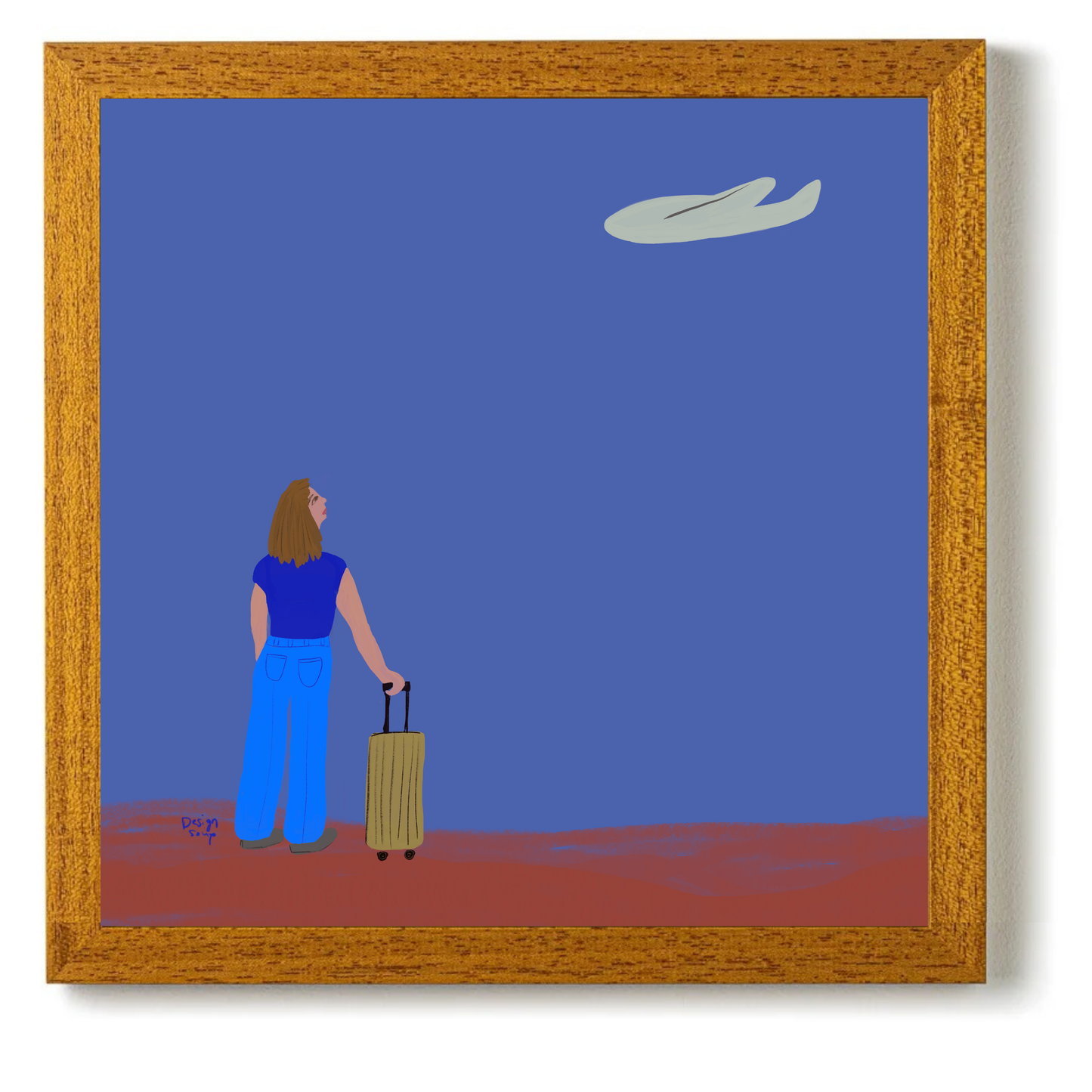 Travelling Solo by Alix Campbell Art