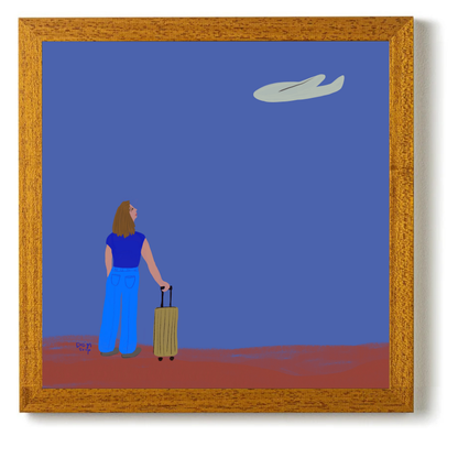 Travelling Solo by Alix Campbell Art