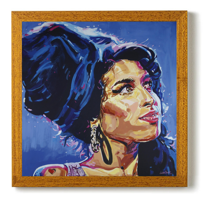 Amy Winehouse - In This Blue Shade by Juliet Stockton