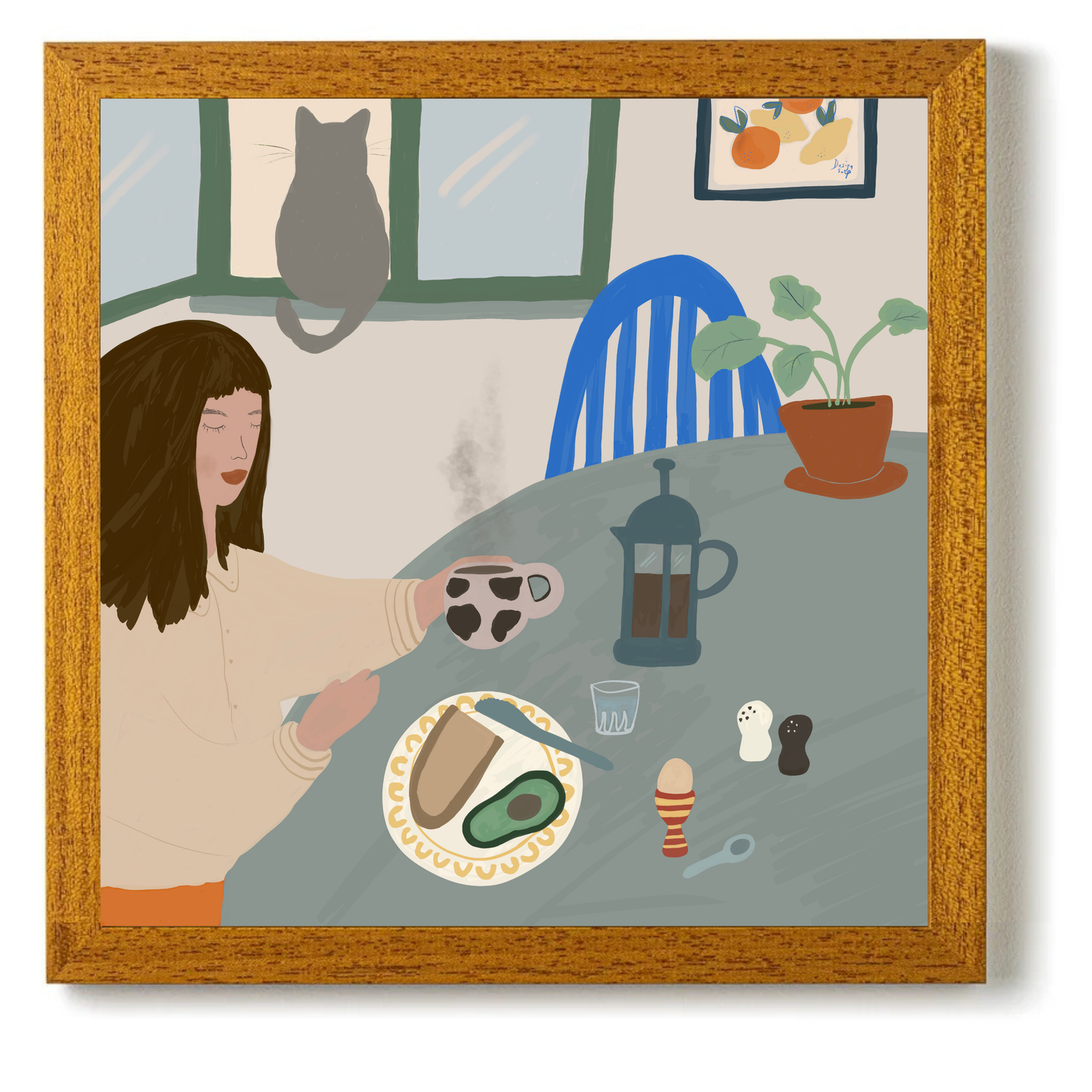 Breakfast Bliss by Alix Campbell Art