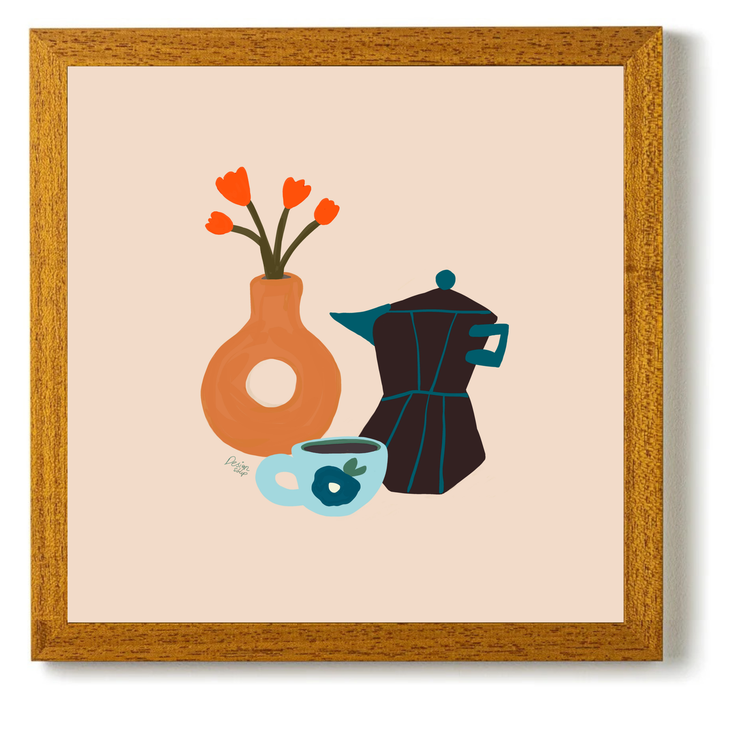 Coffee Date With Myself by Alix Campbell Art