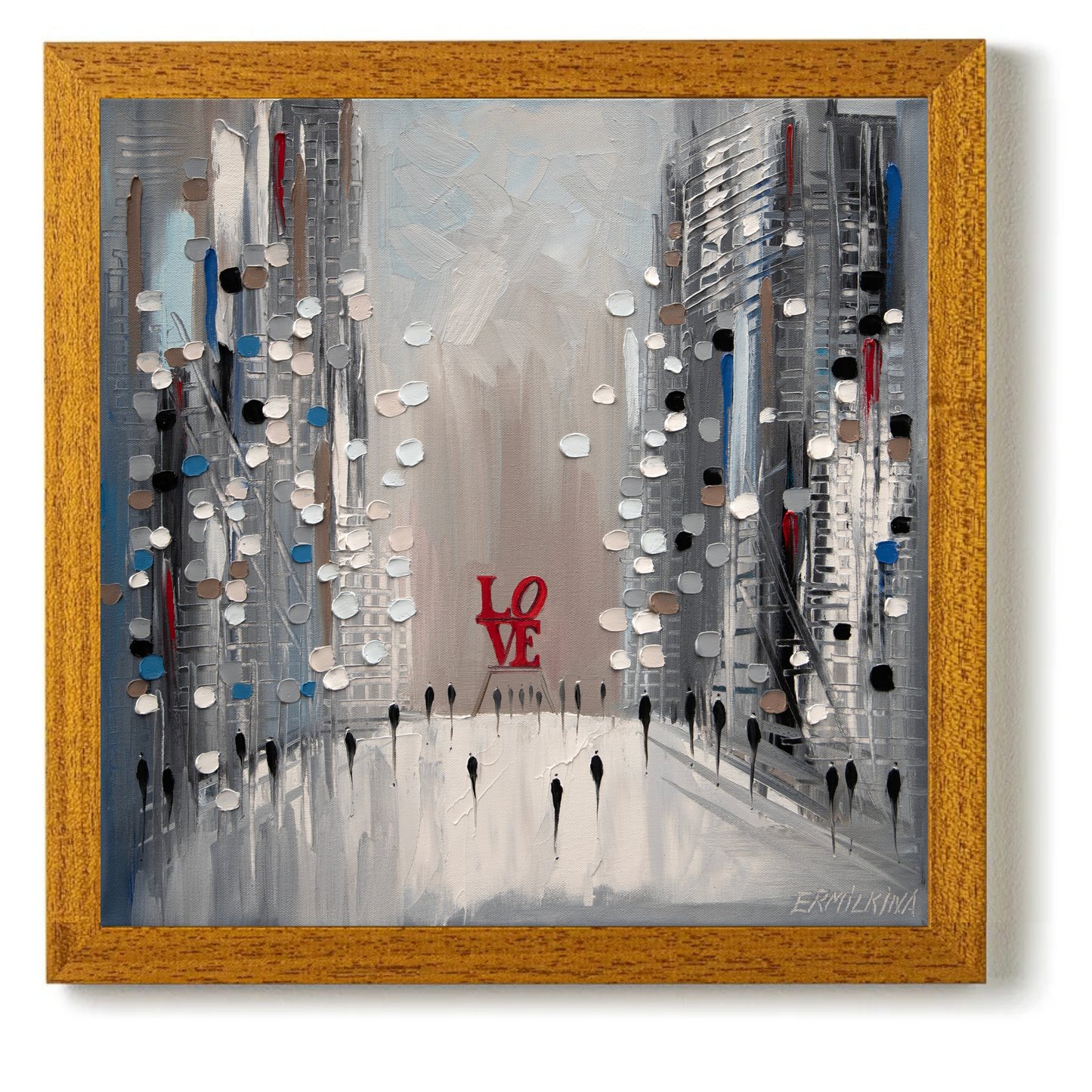 City Love Oil by Ekaterina Ermilkina