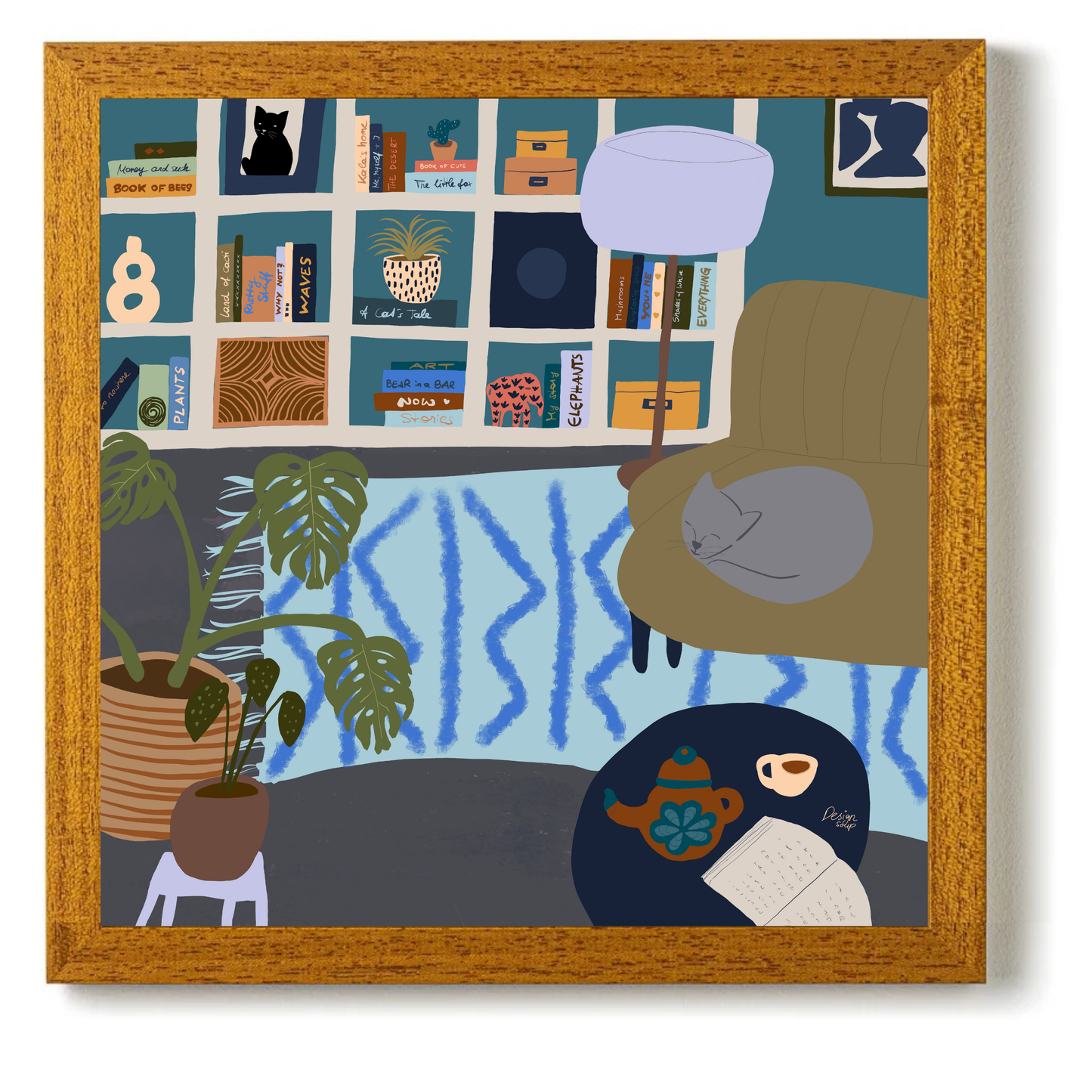 Stay Cosy by Alix Campbell Art