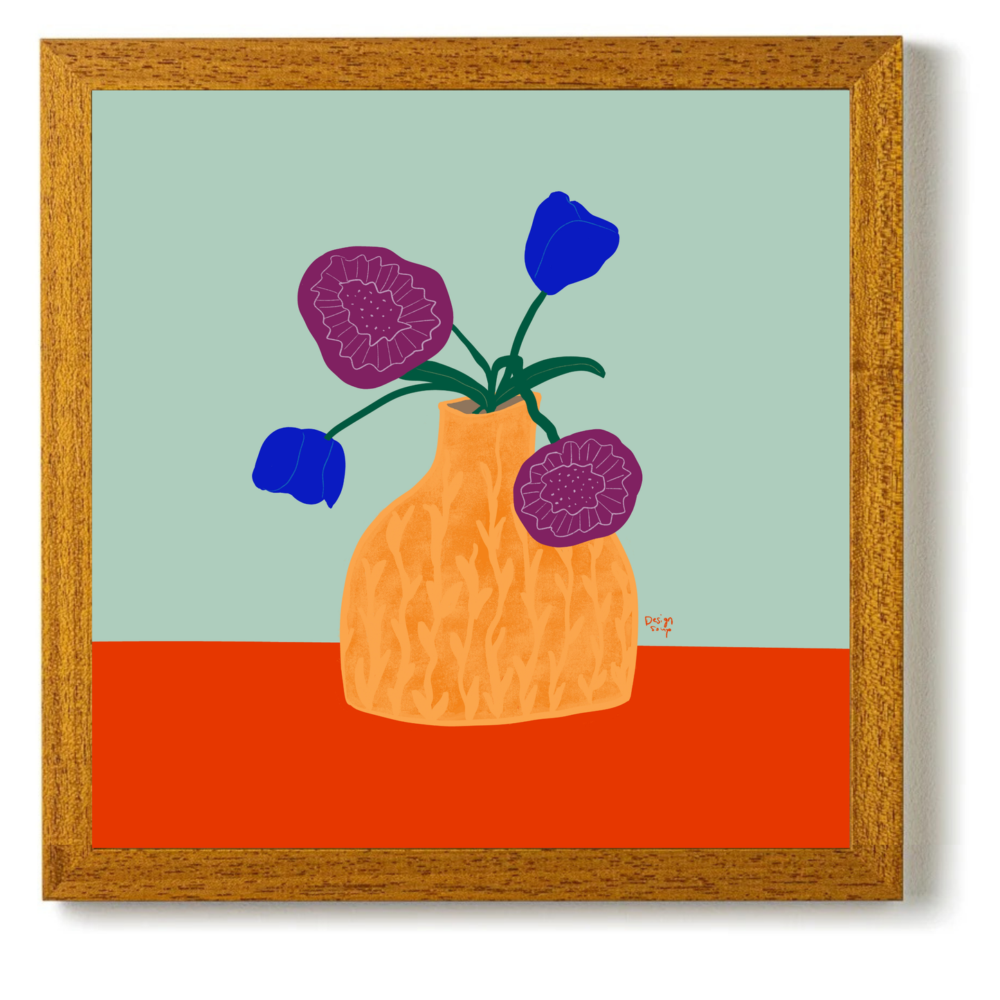 Potted Florals by Alix Campbell Art
