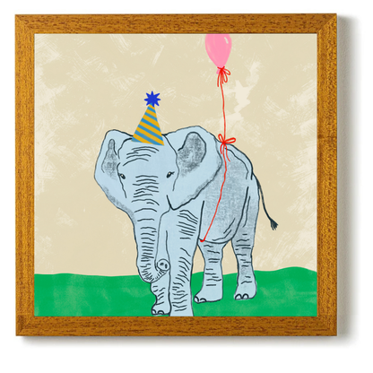 Party Animal Elephant by Carrie Cantwell