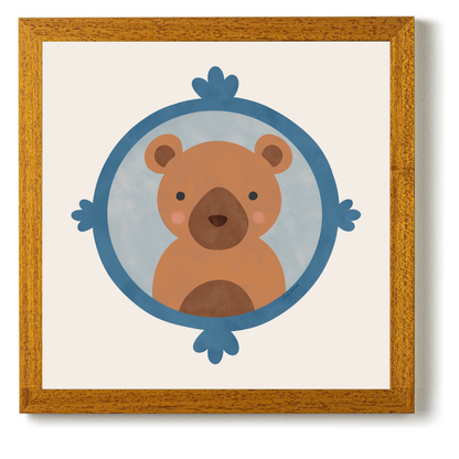 Animal Portraits Bear by Carrie Cantwell