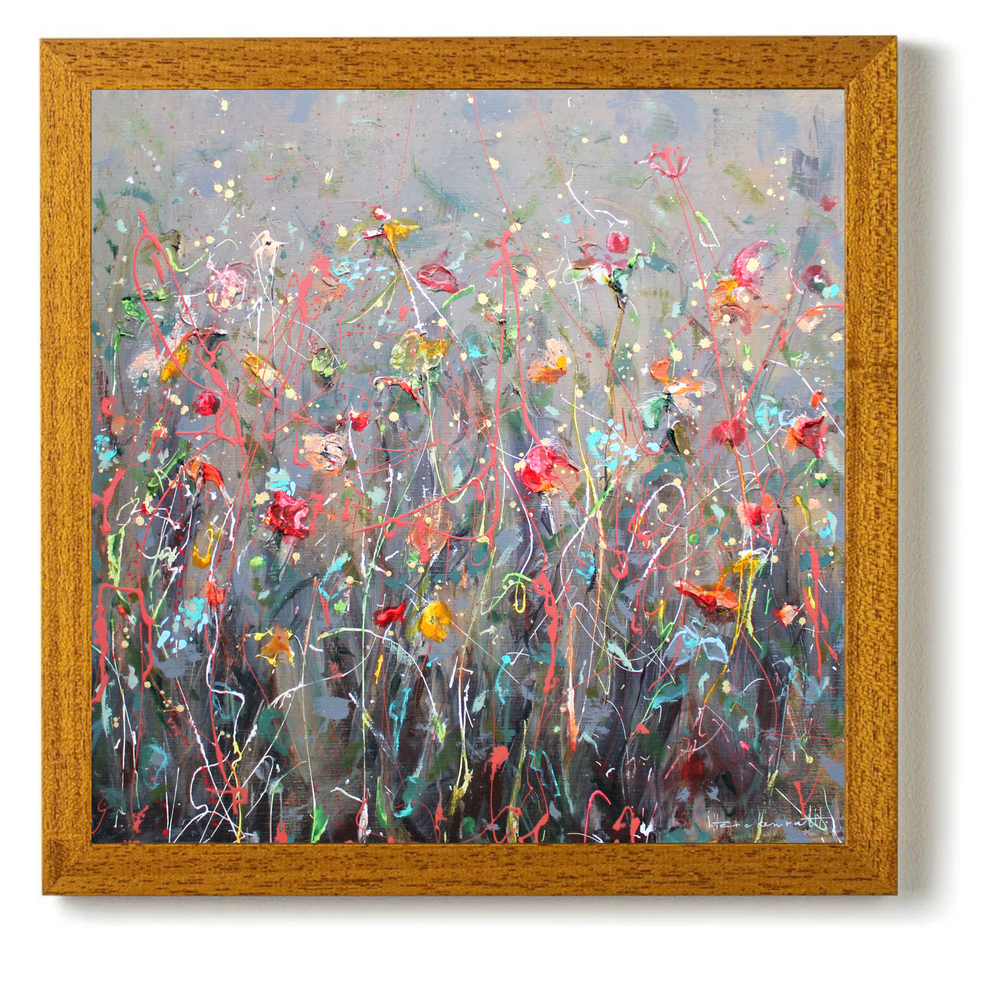 Wild Flowers Rouge by STUDIO PAINT-ING