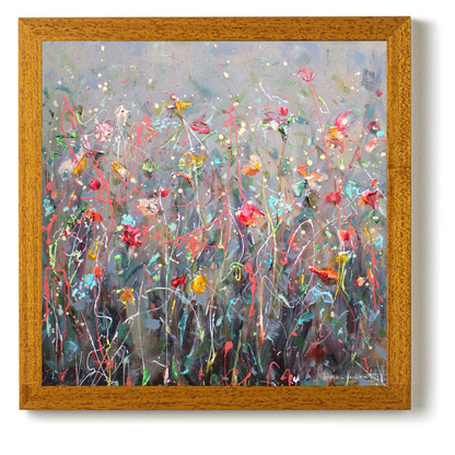 Wild Flowers Rouge by STUDIO PAINT-ING