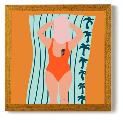 The Red Swimsuit by Alix Campbell Art