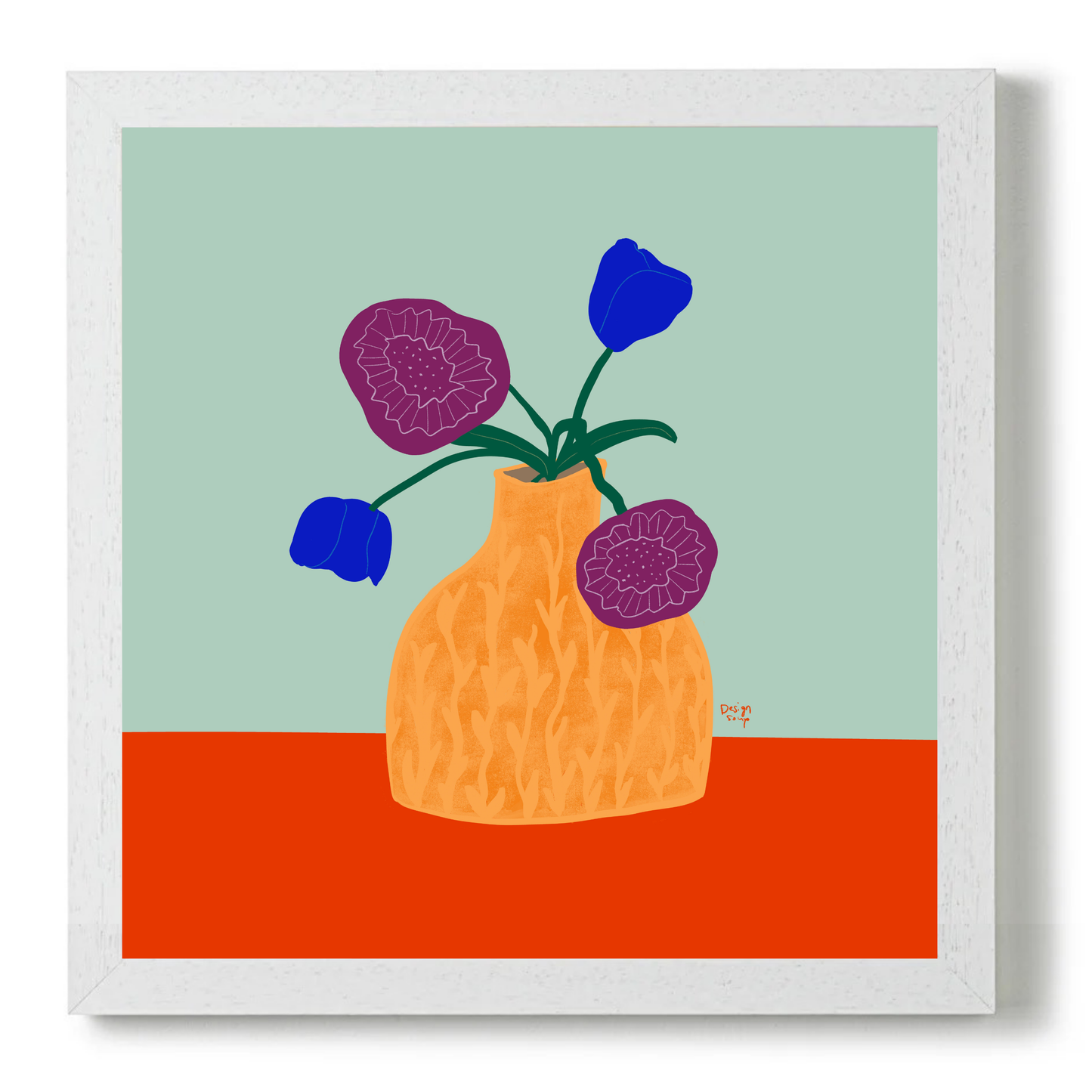 Potted Florals by Alix Campbell Art