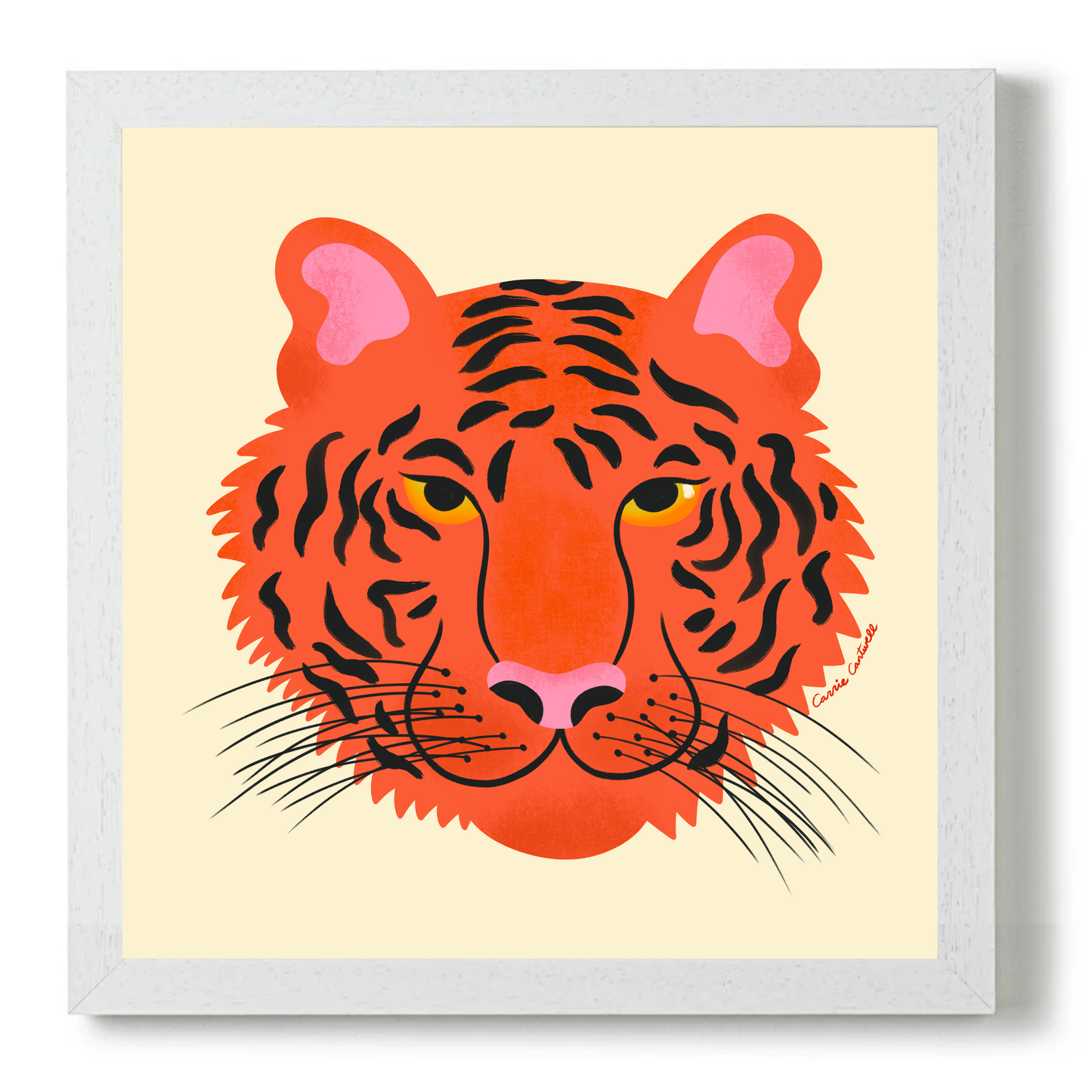 Jungle Cats Tiger by Carrie Cantwell