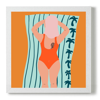 The Red Swimsuit by Alix Campbell Art