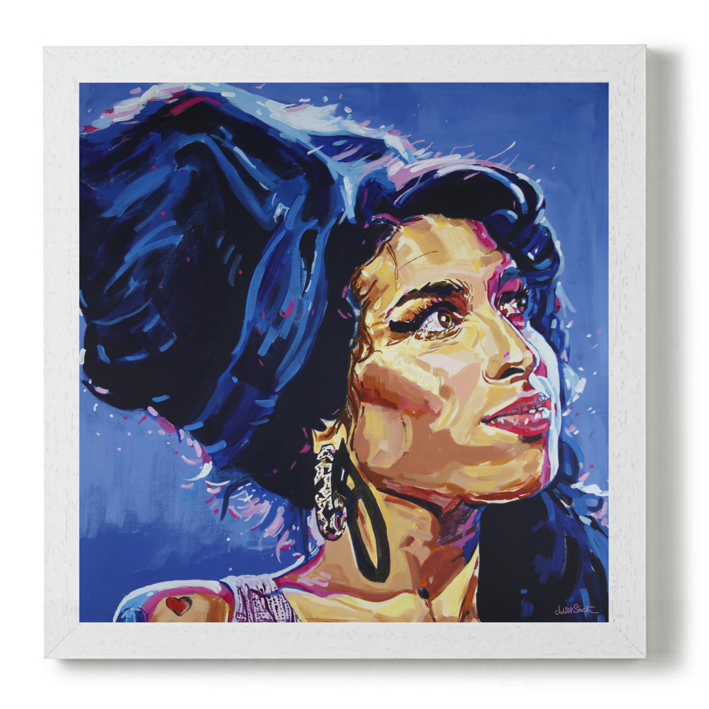 Amy Winehouse - In This Blue Shade by Juliet Stockton