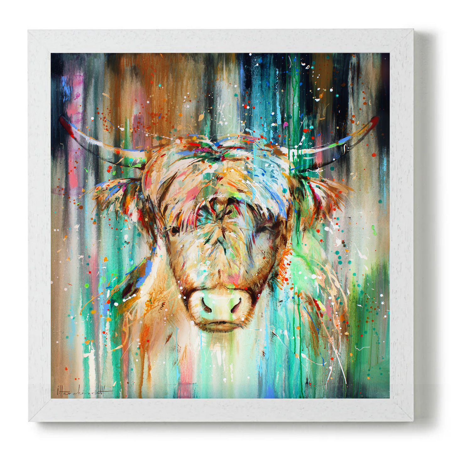 Highland Cow 111 by STUDIO PAINT-ING