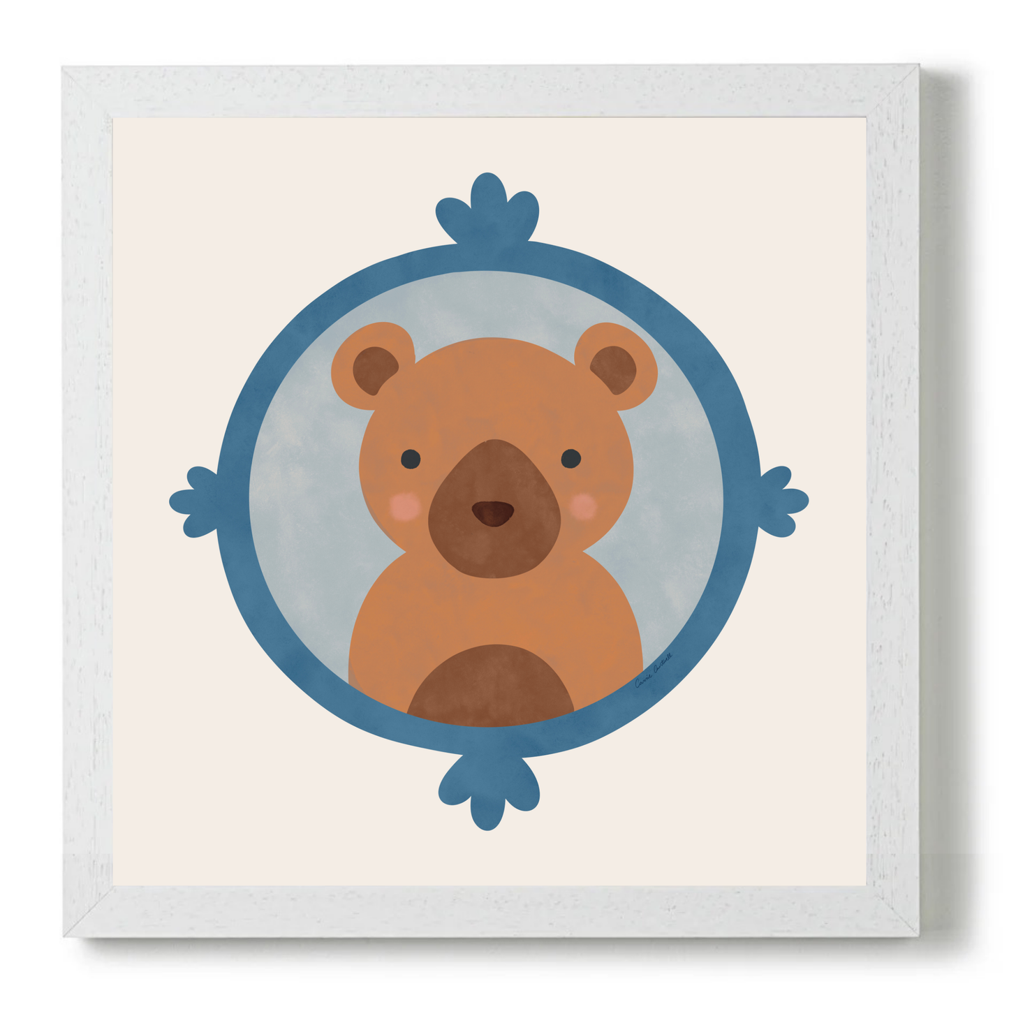Animal Portraits Bear by Carrie Cantwell