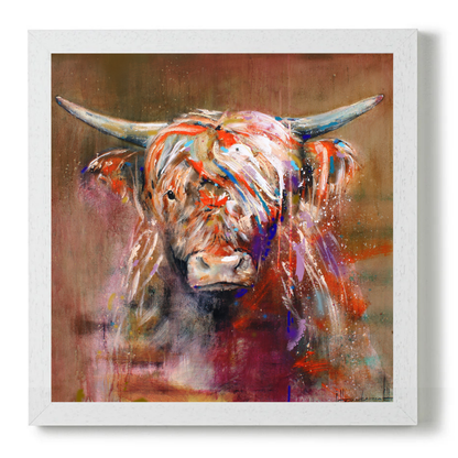 Highland Cow Friendly by STUDIO PAINT-ING