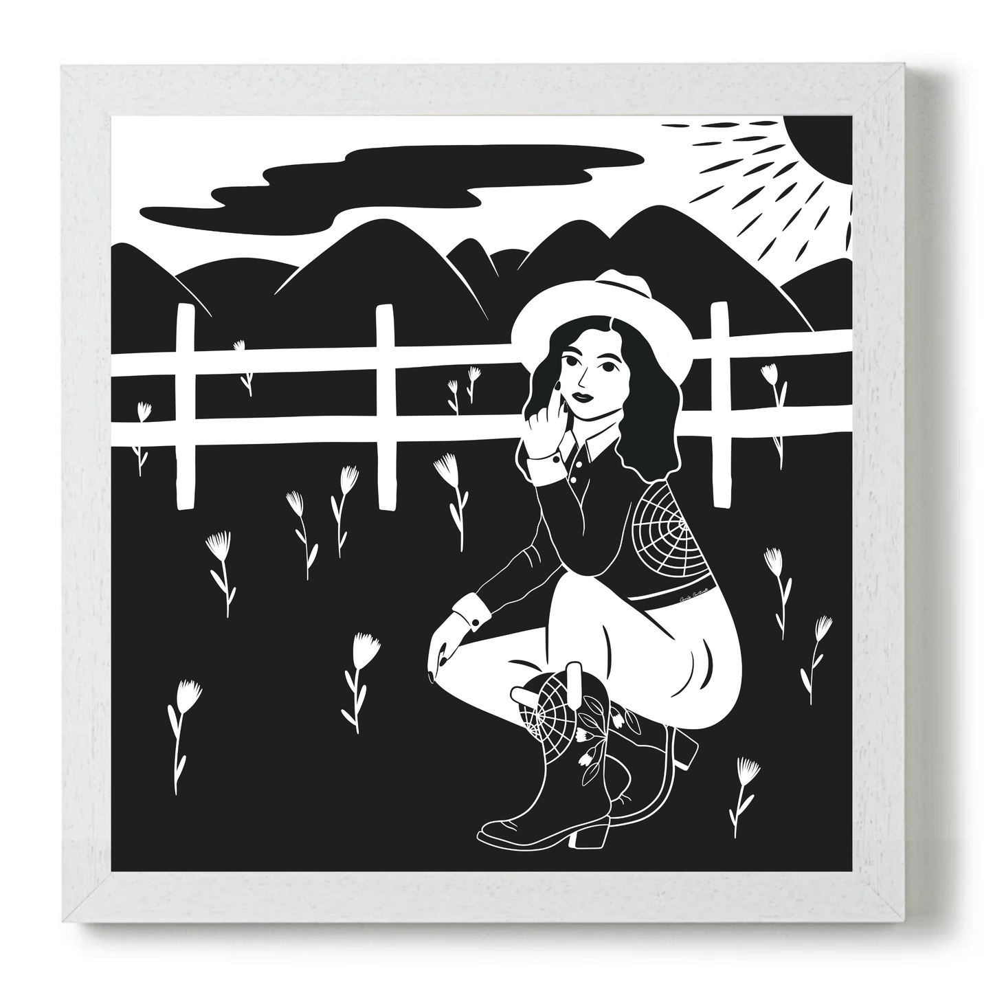 Goth Cowgirl by Carrie Cantwell