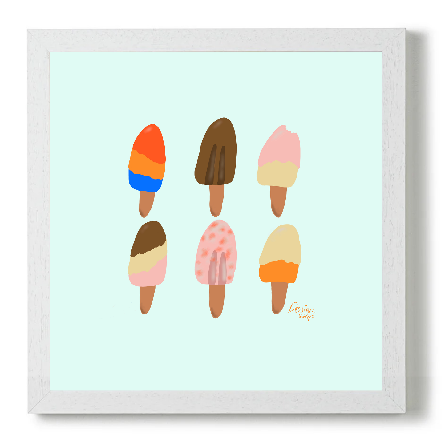Ice Blocks by Alix Campbell Art