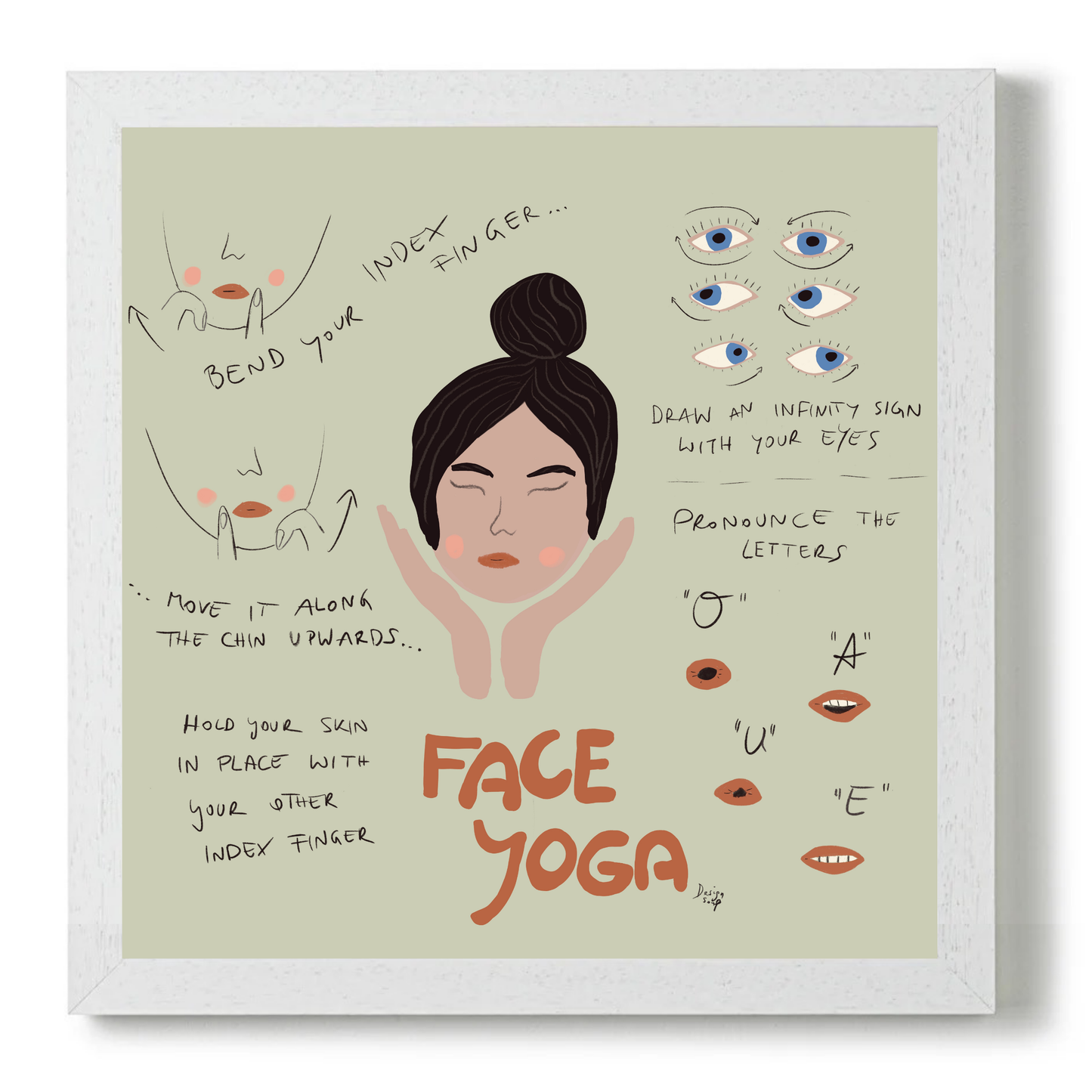 Face Yoga by Alix Campbell Art