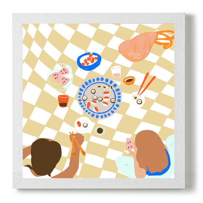Sushi Picnic by Alix Campbell Art