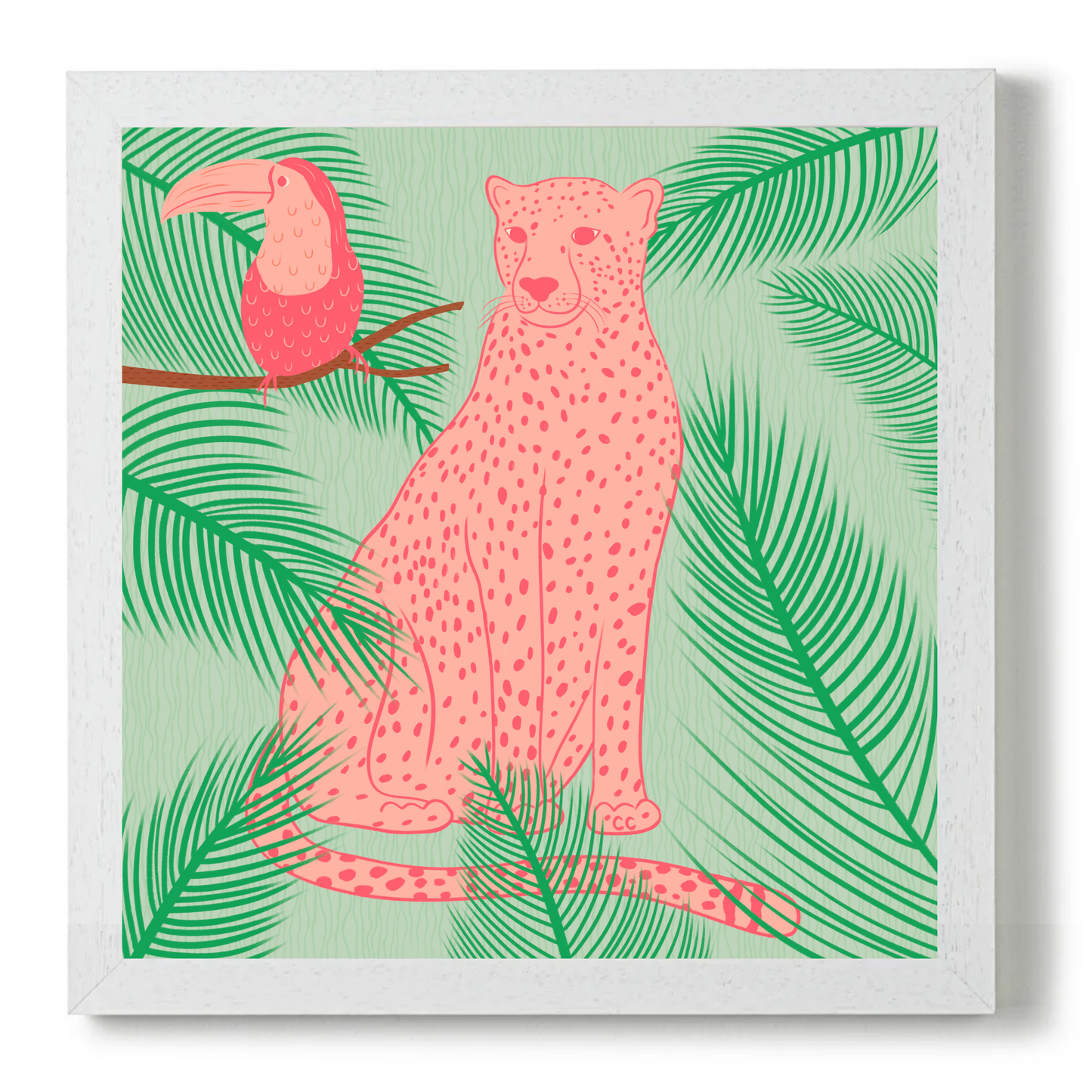Pink Cheetah by Carrie Cantwell