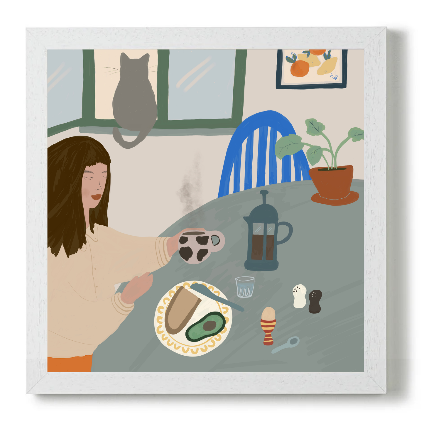 Breakfast Bliss by Alix Campbell Art