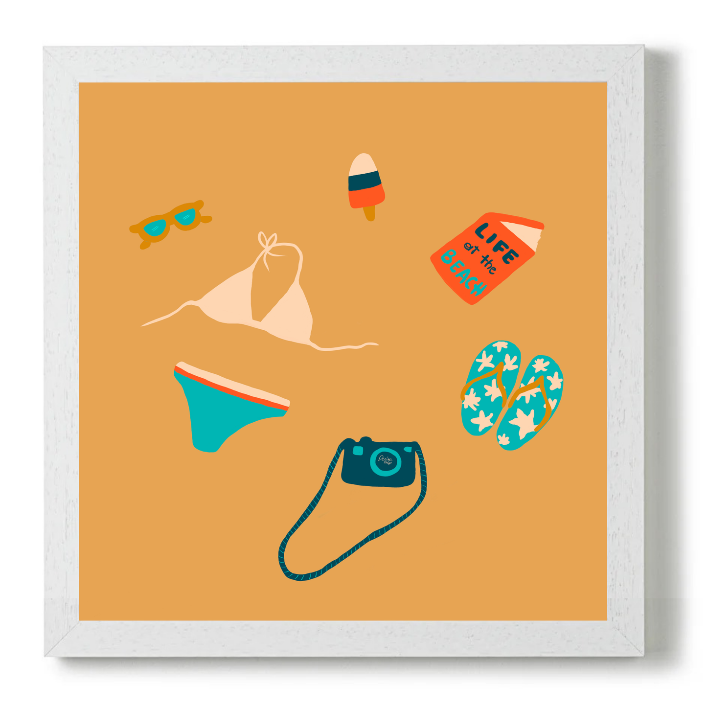 Beach Essentials by Alix Campbell Art