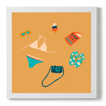 Beach Essentials by Alix Campbell Art