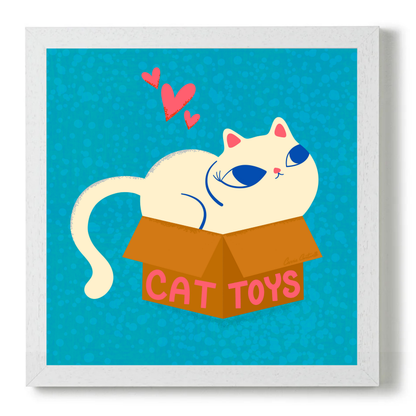 Cat Toy Box by Carrie Cantwell