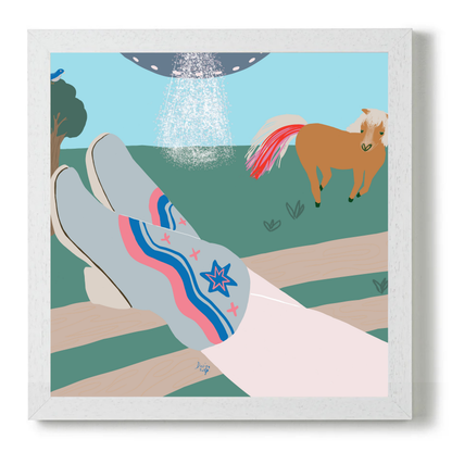 Space Cowgirl by Alix Campbell Art