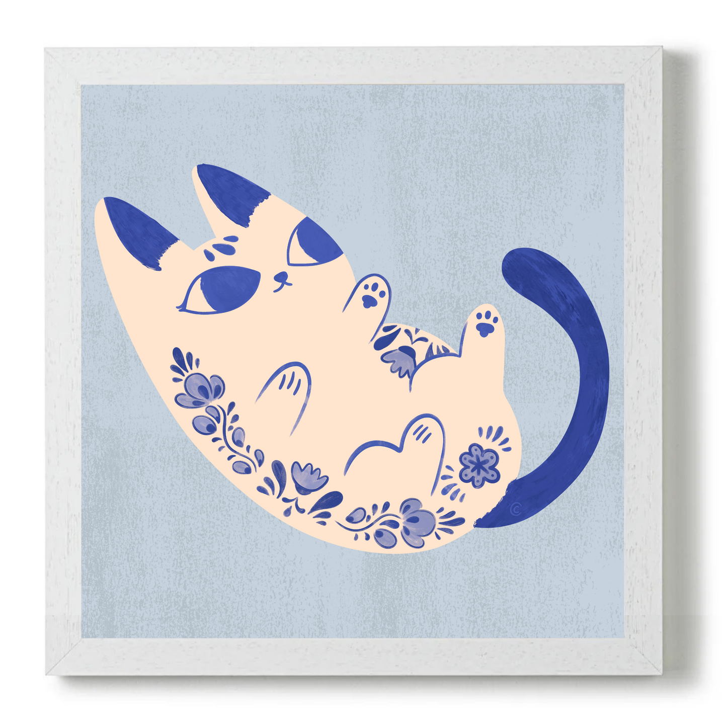 Purrcelin Cat 3 by Carrie Cantwell