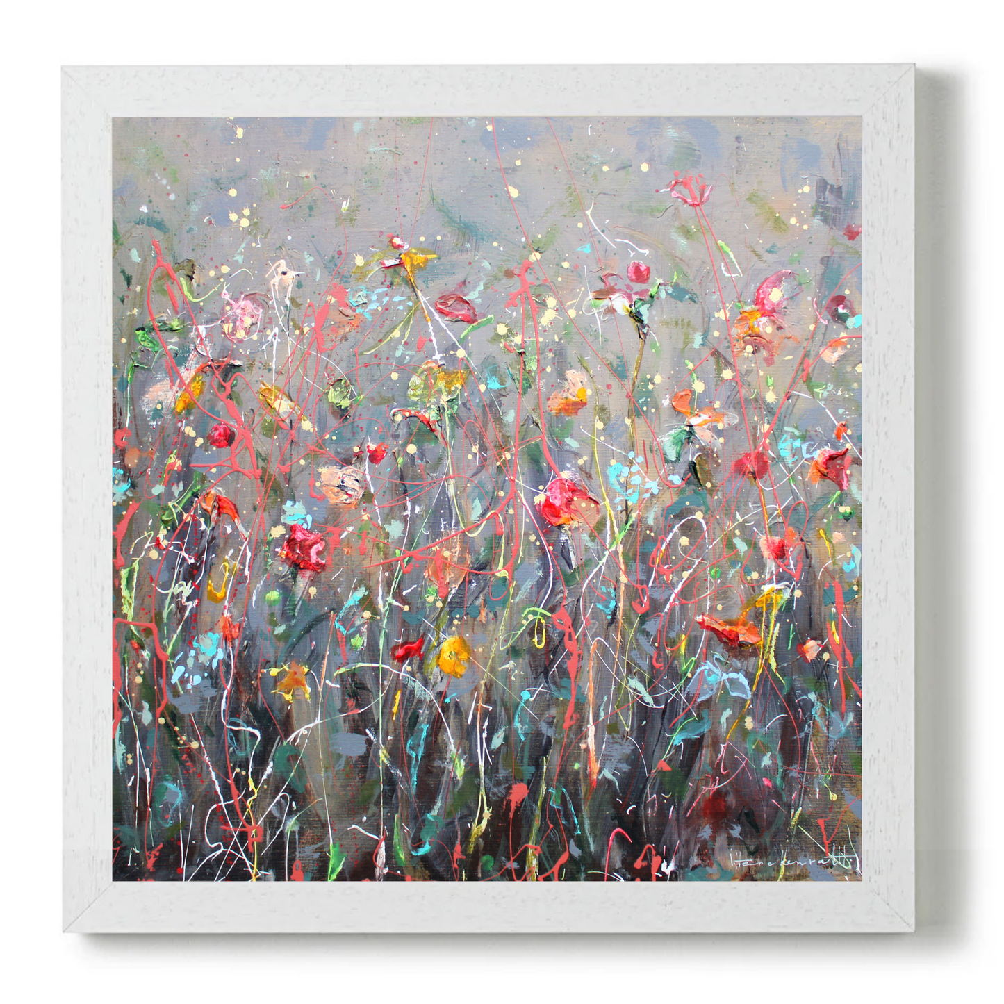 Wild Flowers Rouge by STUDIO PAINT-ING