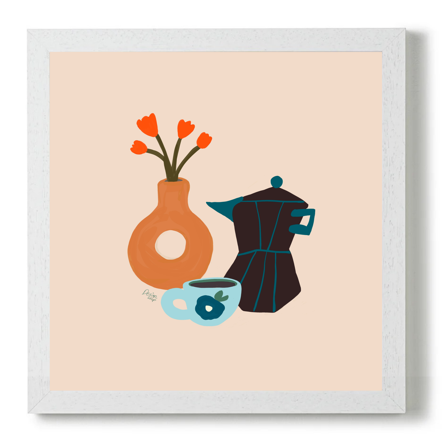 Coffee Date With Myself by Alix Campbell Art