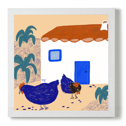 Chickens by Alix Campbell Art