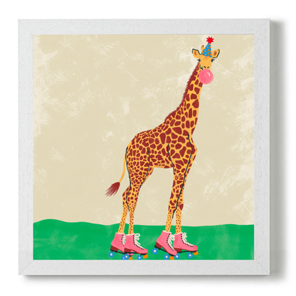 Party Animal Giraffe by Carrie Cantwell